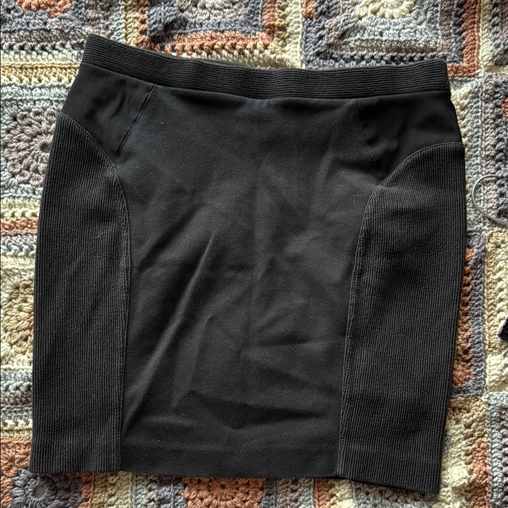Madewell Black stretchy Pencil Skirt